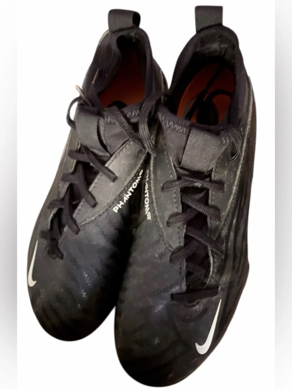 Nike Phantom GX Elite Dynamic Fit FG‎ Soccer Cleats Youth size 1 Black Orange